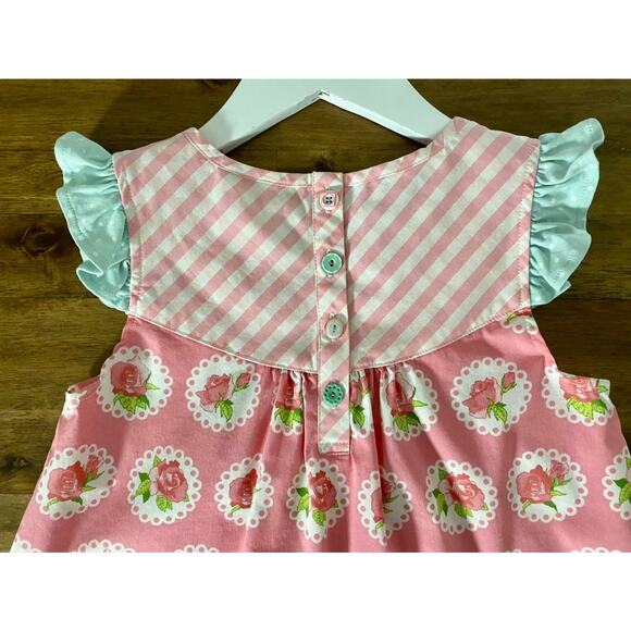 NEW Matilda Jane Hello Lovely! Al Fresco Sleeveless Top Pink Floral Green 8 - Picture 6 of 8